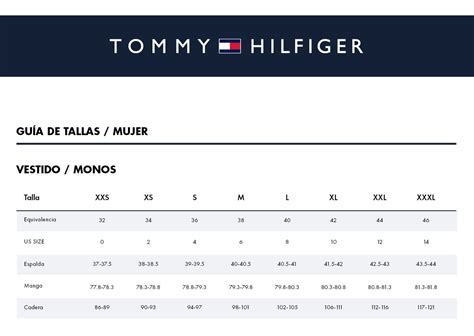 como talla tommy hilfiger mujer